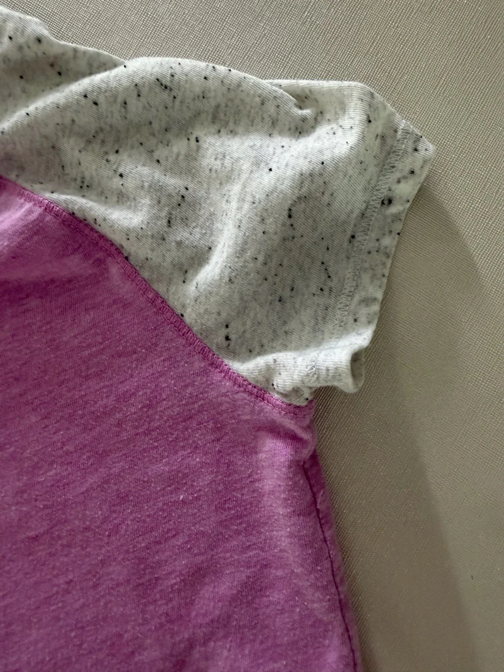 Justice Purple & Gray T-Shirt Girls Size 10